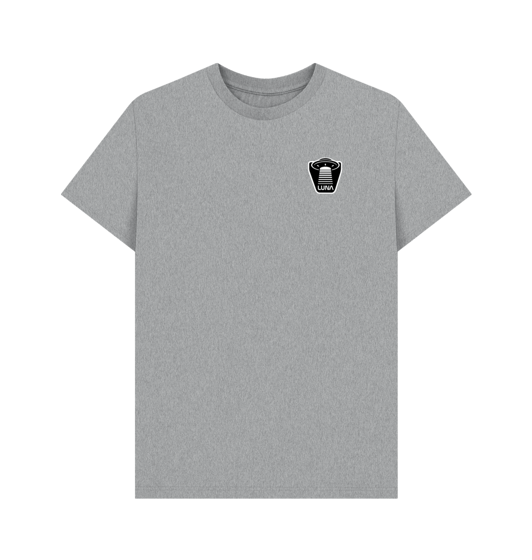 Athletic Grey Mens 'UFO BEAMED' Tee | Large Back Print