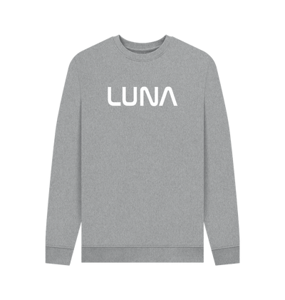 Light Heather Printed Sweater Front
