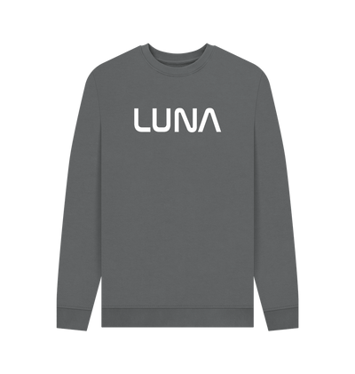 Slate Grey Printed Sweater Front