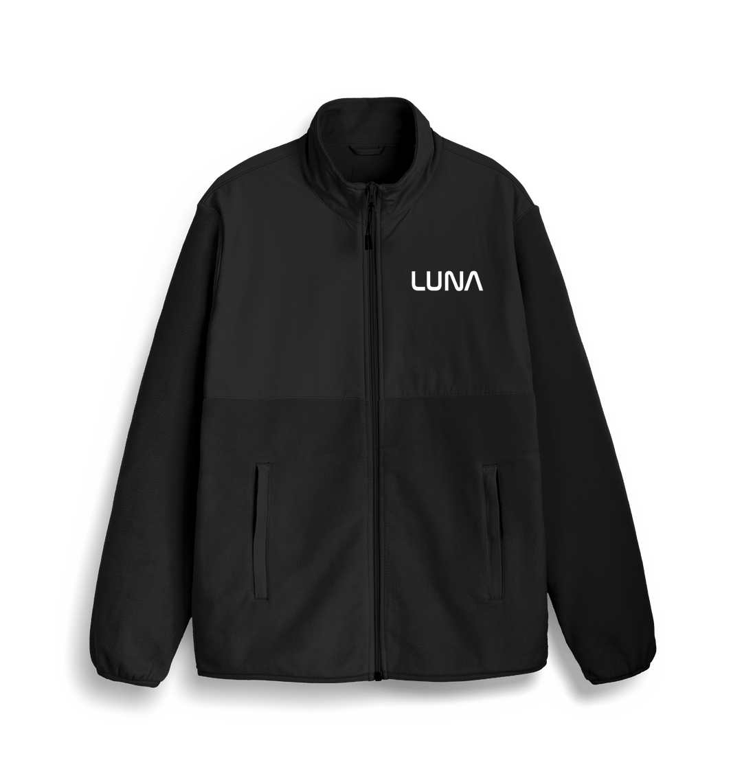 Black LUNA Trekker Unisex Fleece