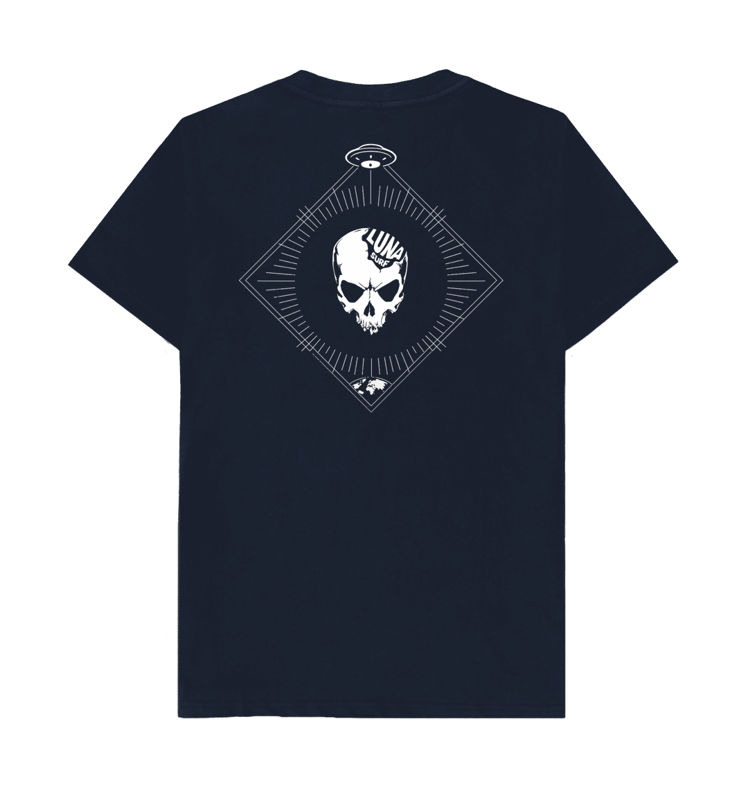 Mens Beamed Alien Tee Back Logo