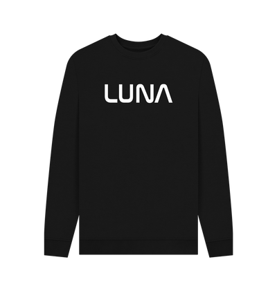 Black Printed Sweater Front