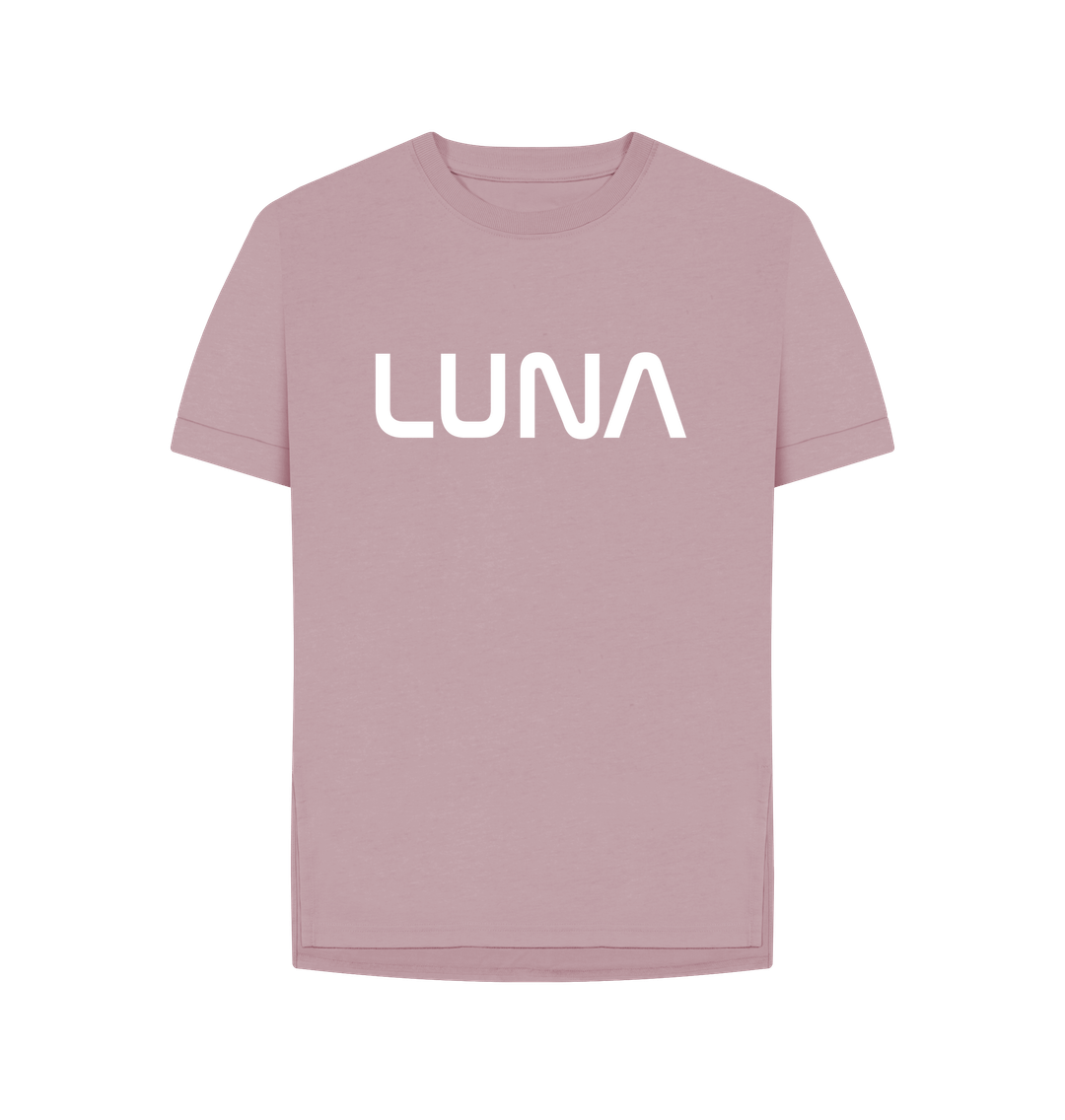 Mauve Womens Relaxed Fit Astro Tee