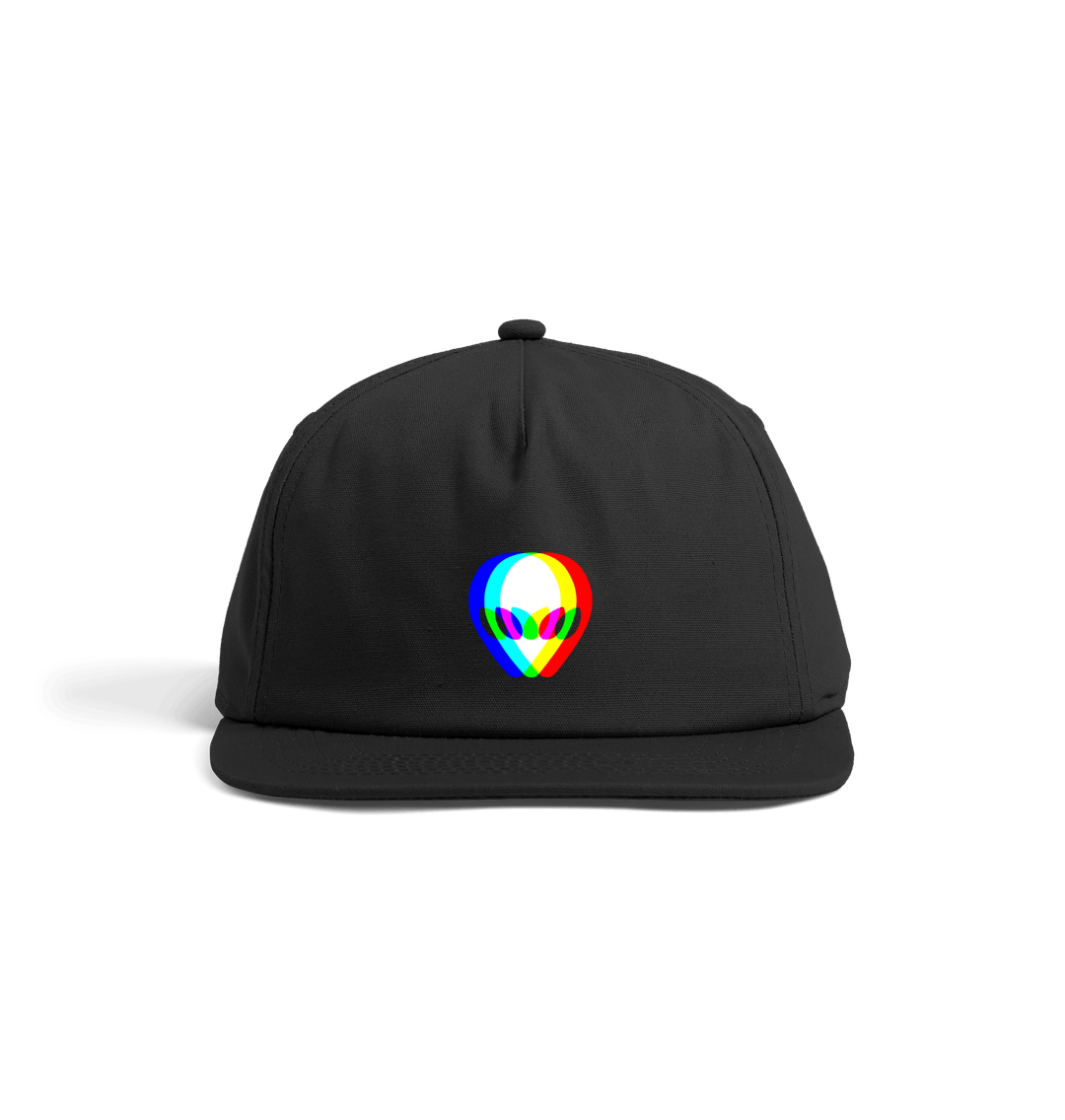 Black Luna 5 Panel 3D Alien Cap