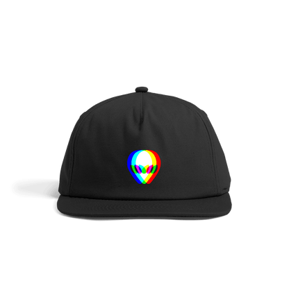 Black Luna 5 Panel 3D Alien Cap