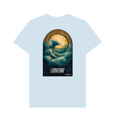 Sky Blue Printed T-shirt