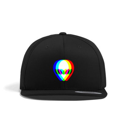 Black Luna 3D Alien Snapback Cap