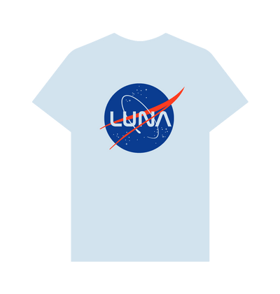 Sky Blue Printed T-shirt