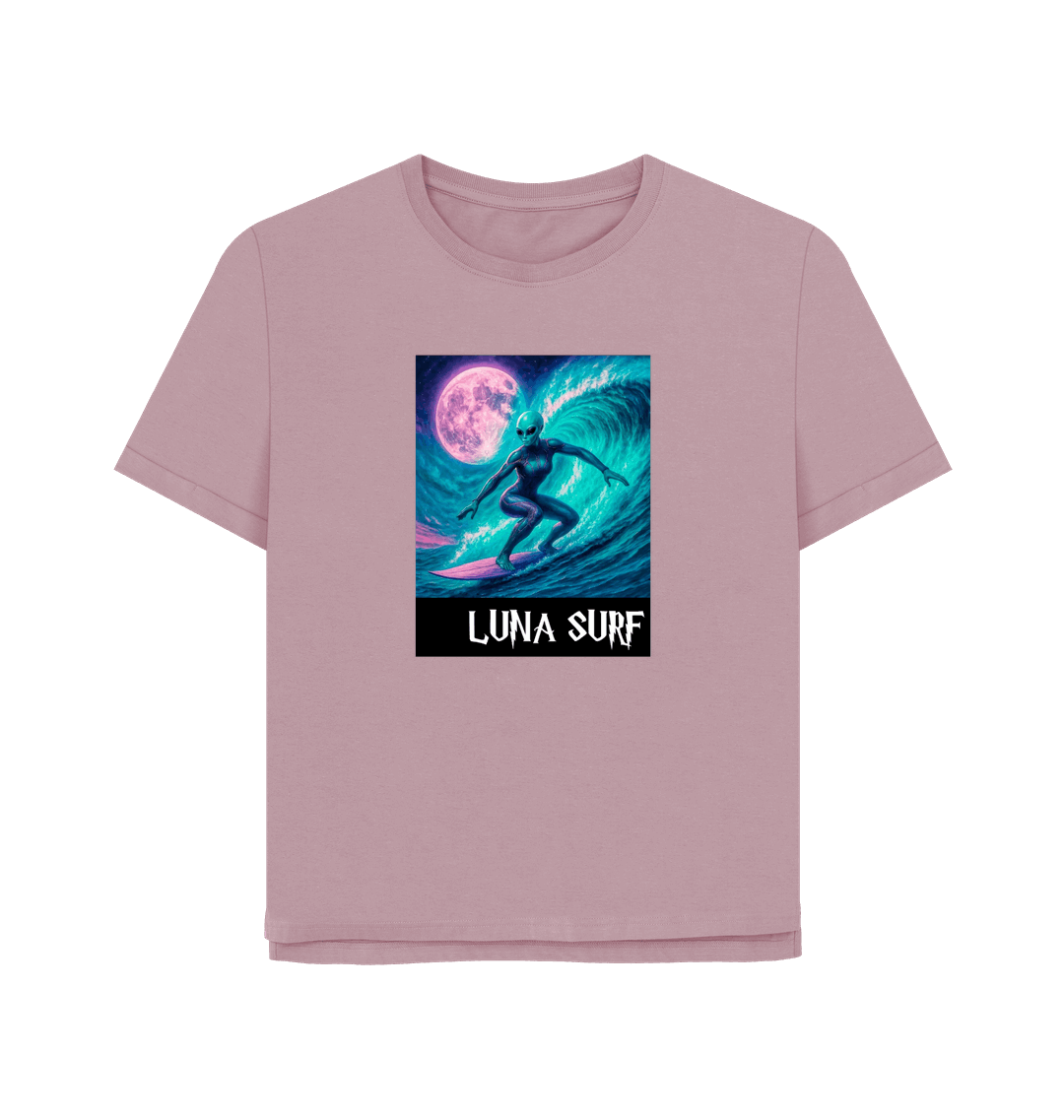 Mauve Printed T-shirt Front