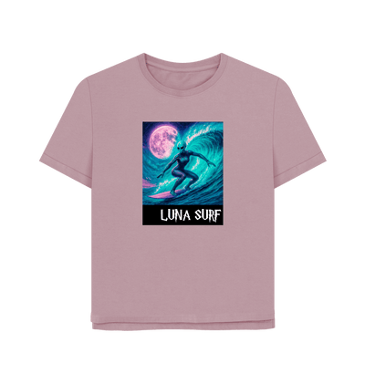 Mauve Printed T-shirt Front