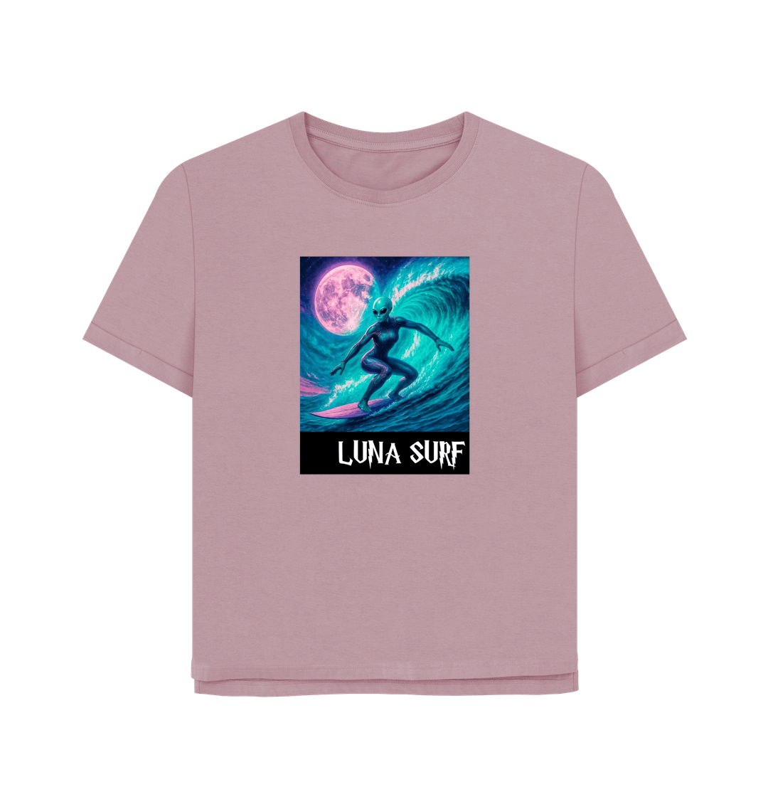 Mauve Printed T-shirt Front