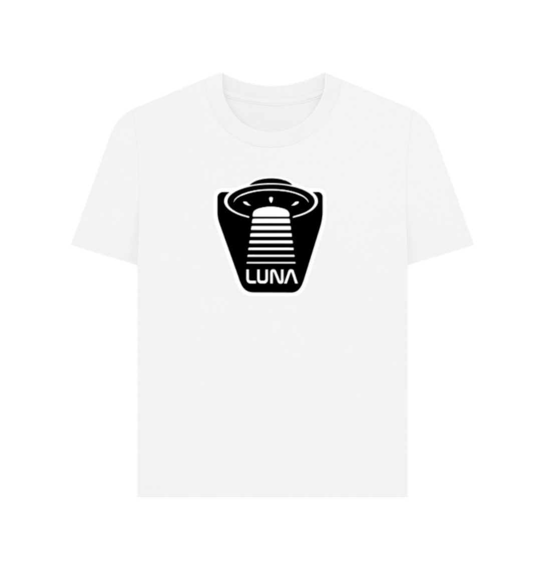 White Womens 'UFO Beam' Tee