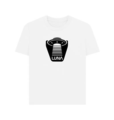 White Womens 'UFO Beam' Tee