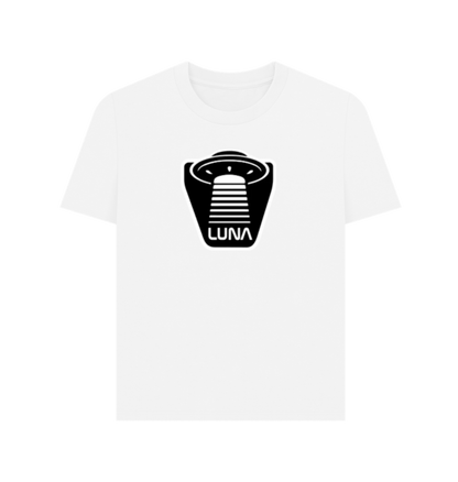 White Womens 'UFO Beam' Tee