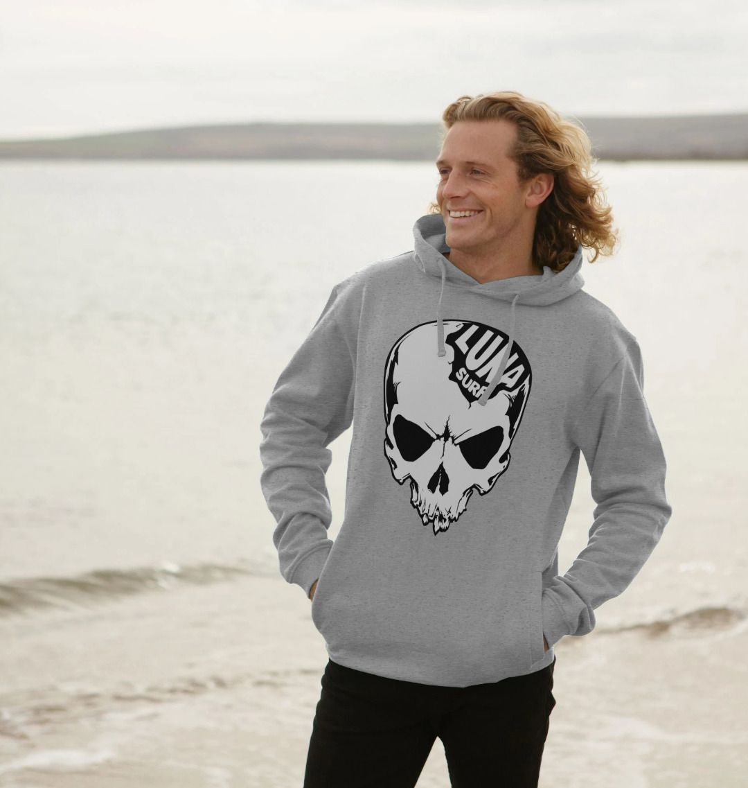 Mens Alien Human Hybrid Skull Hoodie