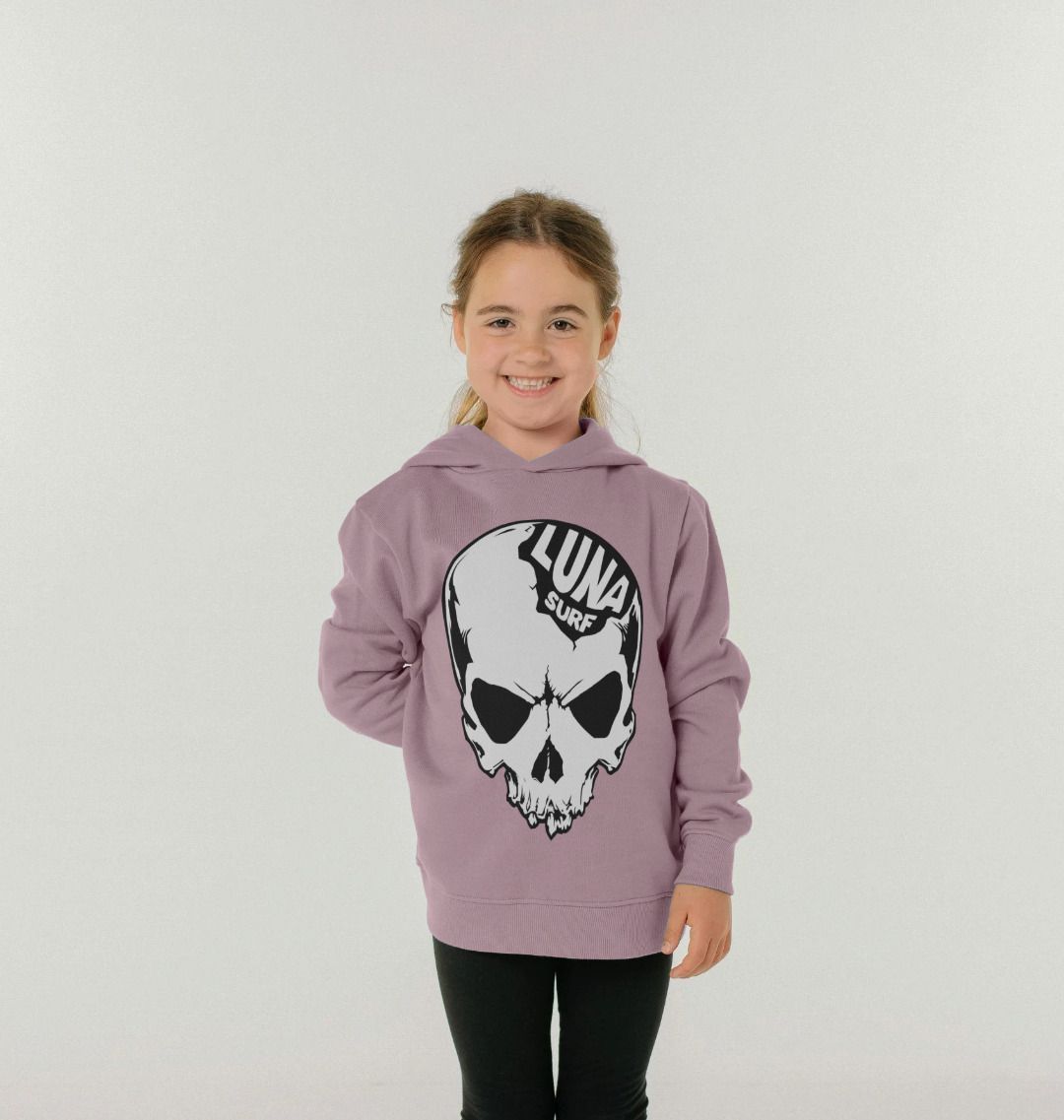 Sudadera con capucha de calavera de alienígena para niños