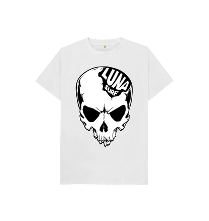 White Kids Alien Skull Tee