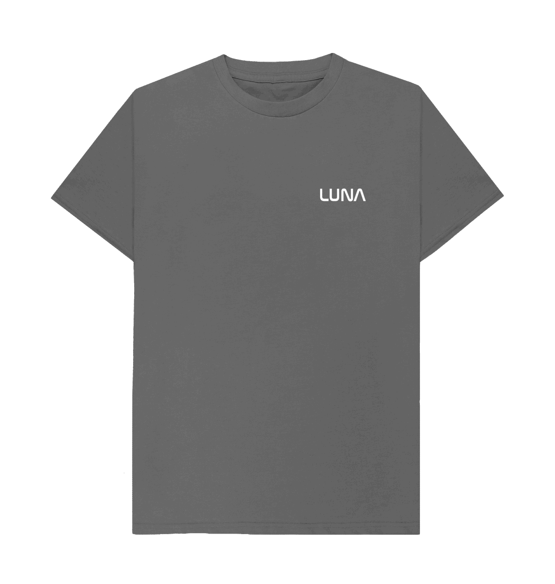 Slate Grey Mens Beamed Alien Tee