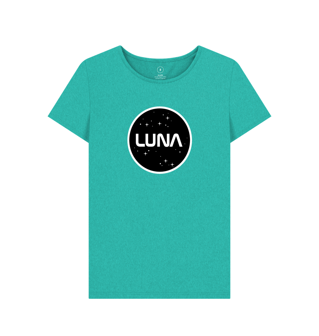 Seagrass Green Womens 'LUNA CONSTELLATION' REMILL Recycled Tee