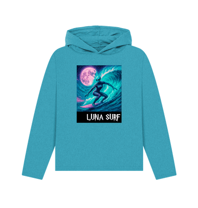 Ocean Blue Recycled Hoody Front