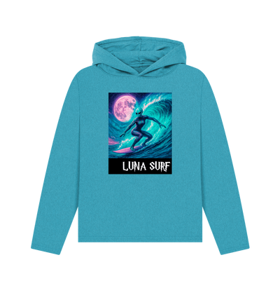 Ocean Blue Recycled Hoody Front
