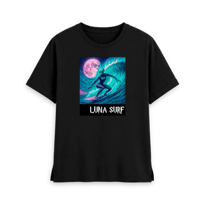 Black Printed T-shirt Front