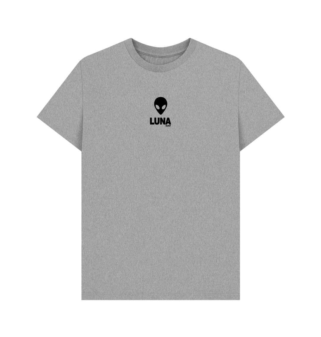 Athletic Grey Mens 'ORIGINAL LUNA LOGO' Tee | Large Back Print
