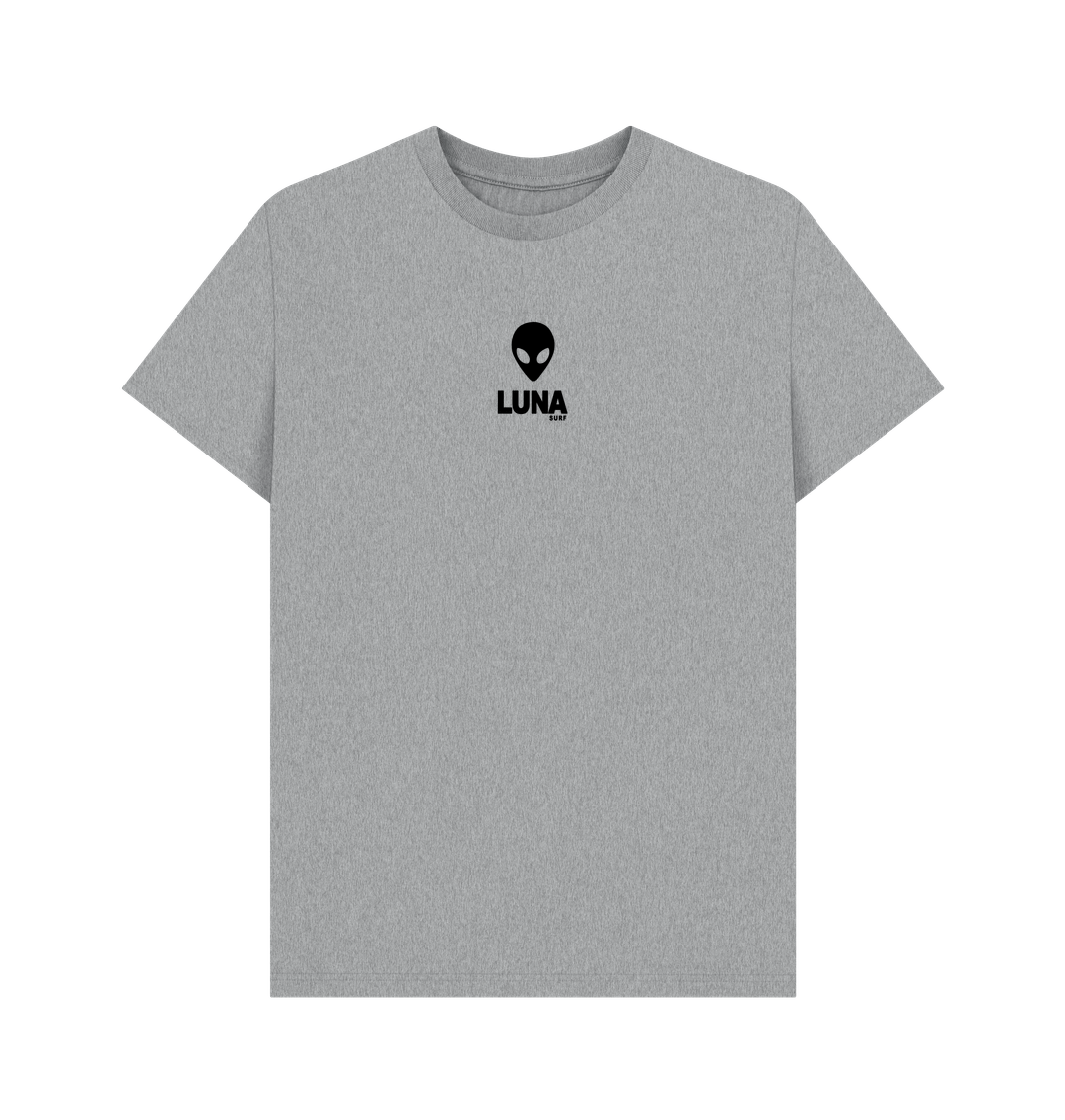 Athletic Grey Mens 'ORIGINAL LUNA LOGO' Tee | Large Back Print