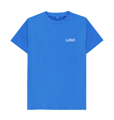 Bright Blue Mens Beamed Alien Tee