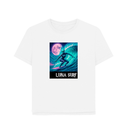 White Printed T-shirt Front