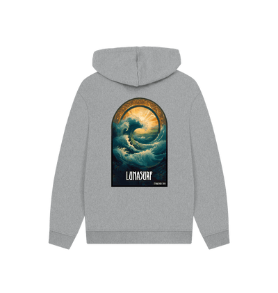 Athletic Grey Printed Hoody