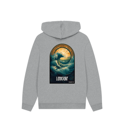 Athletic Grey Printed Hoody