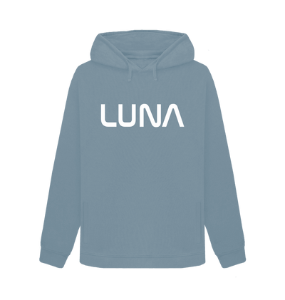 Stone Blue Womens Astro Pullover Hoodie