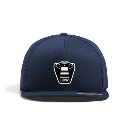 Navy Luna BEAMED Snapback Cap