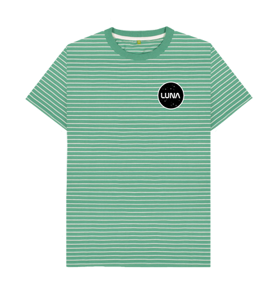 Green Stripes Printed Premium T-Shirt