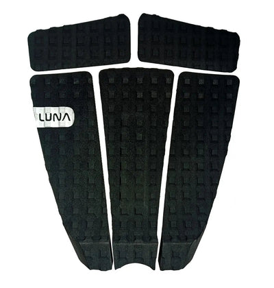 Xplor 5 Piece - Eco Surfboard Traction Pad - Black - Lunasurf