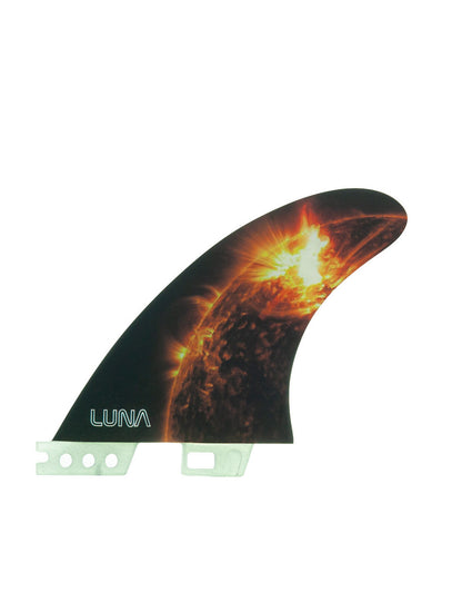 Aletas para tabla de surf Lunasurf Medium NF New Frontiers Thruster Dual Tab 2