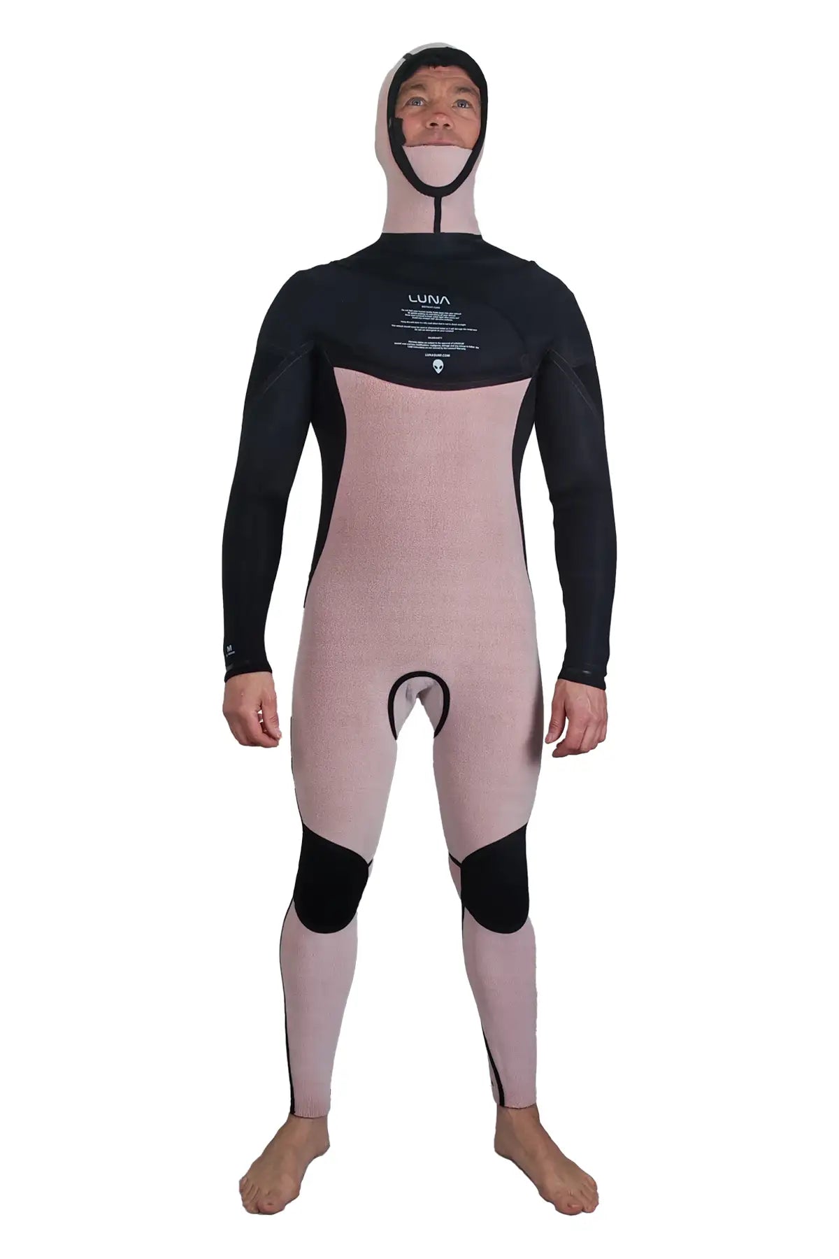 Stealth Core-X 5/4 Hooded Arc Zip Mens Black Wetsuit Yamamoto