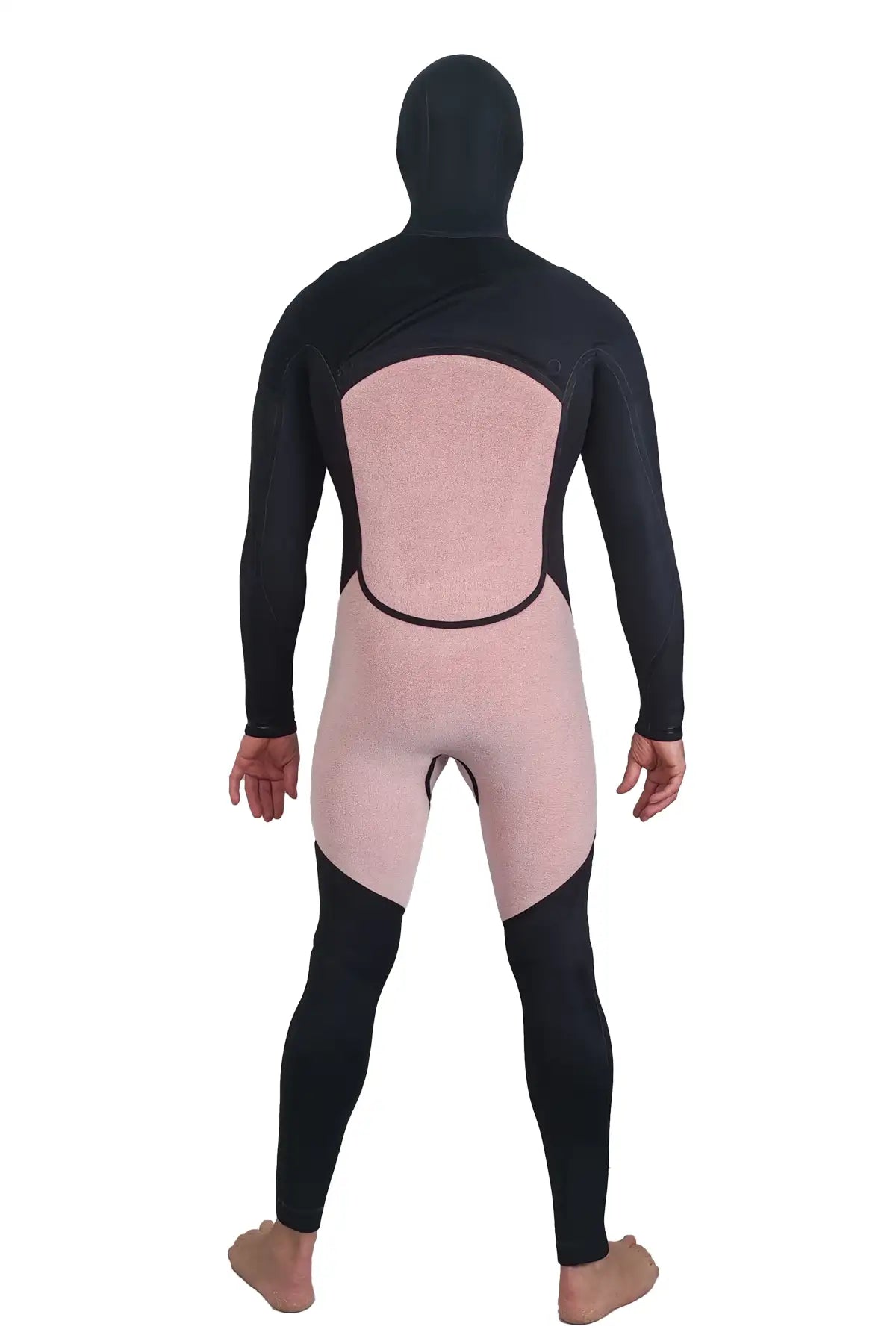 Stealth Core-X 4/4 Hooded Arc Zip Mens Black Wetsuit Yamamoto