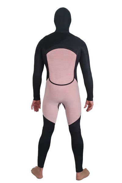 Stealth Core-X 4/4 Hooded Arc Zip Mens Black Wetsuit Yamamoto