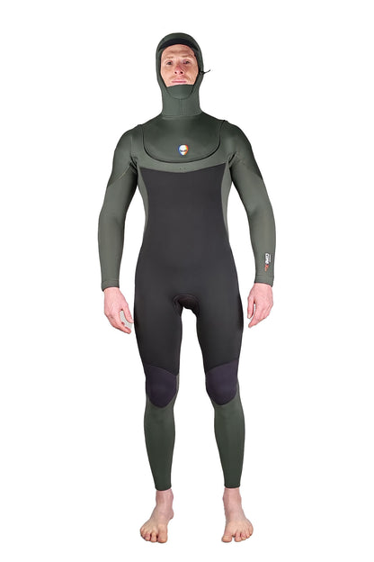 Core-X 5/4 Hooded Arc Zip Mens Wetsuit Yamamoto