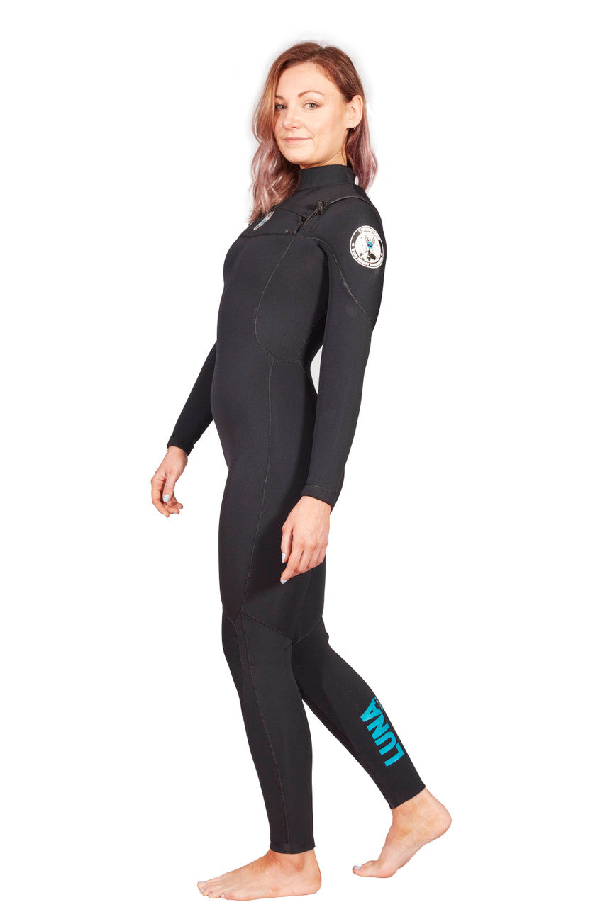 Traje de neopreno para mujer Valkyrie 4/3 con cremallera frontal Yamamoto