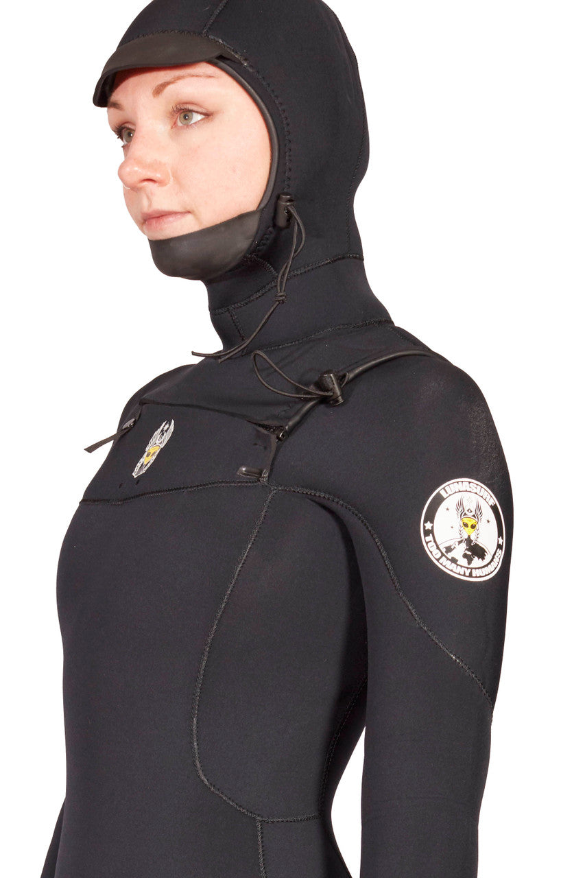 lunasurf hooded thermal wetsuit