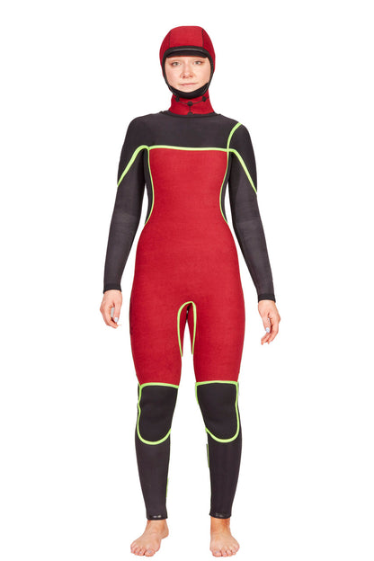 ladies thermal cold water surfing wetsuit