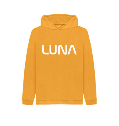 Mustard Kids Astro Text Logo Hoodie