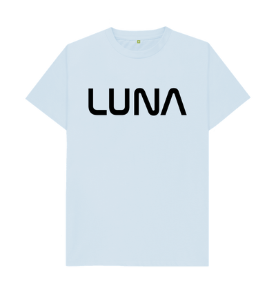 Sky Blue Mens Astro Tee Black