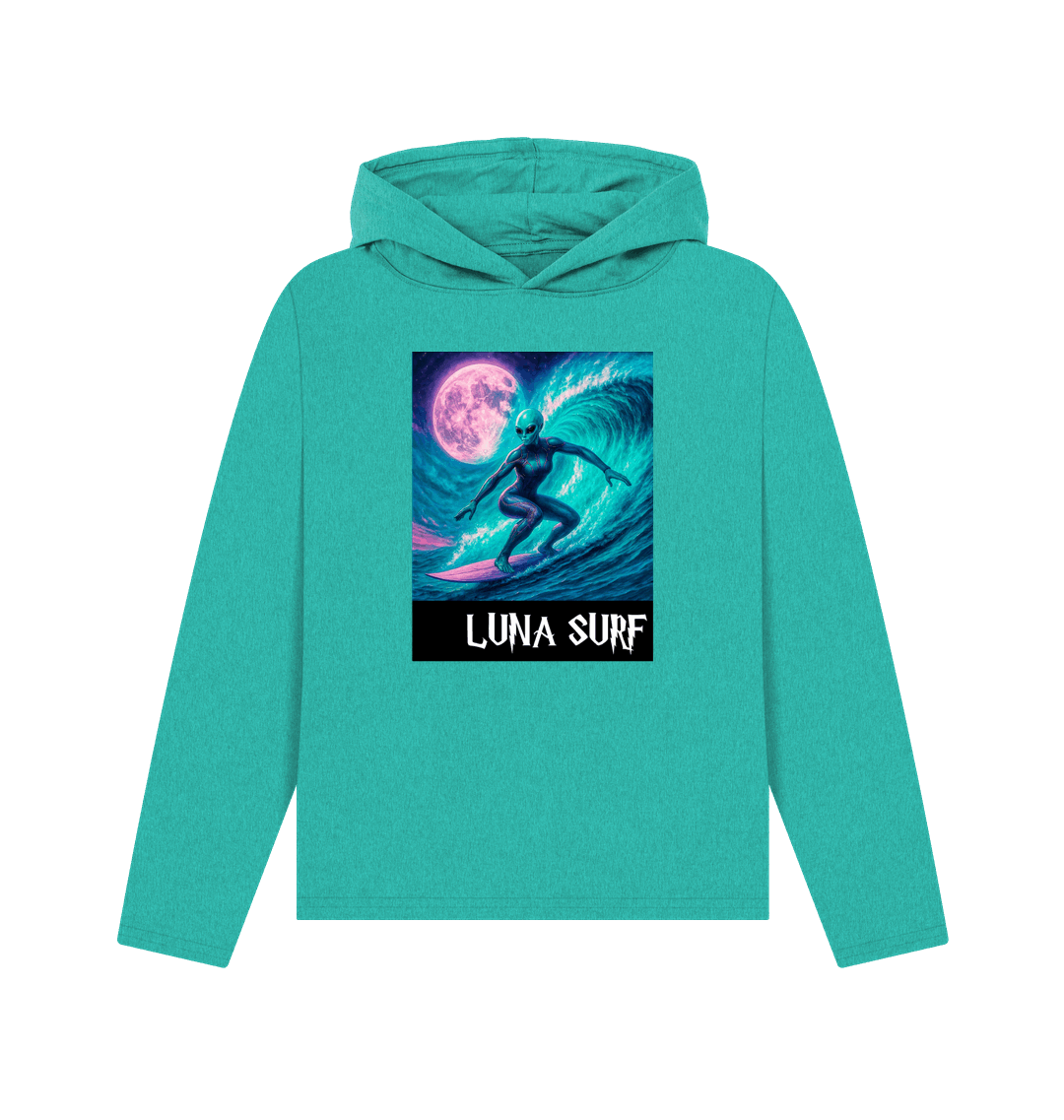 Seagrass Green Recycled Hoody Front