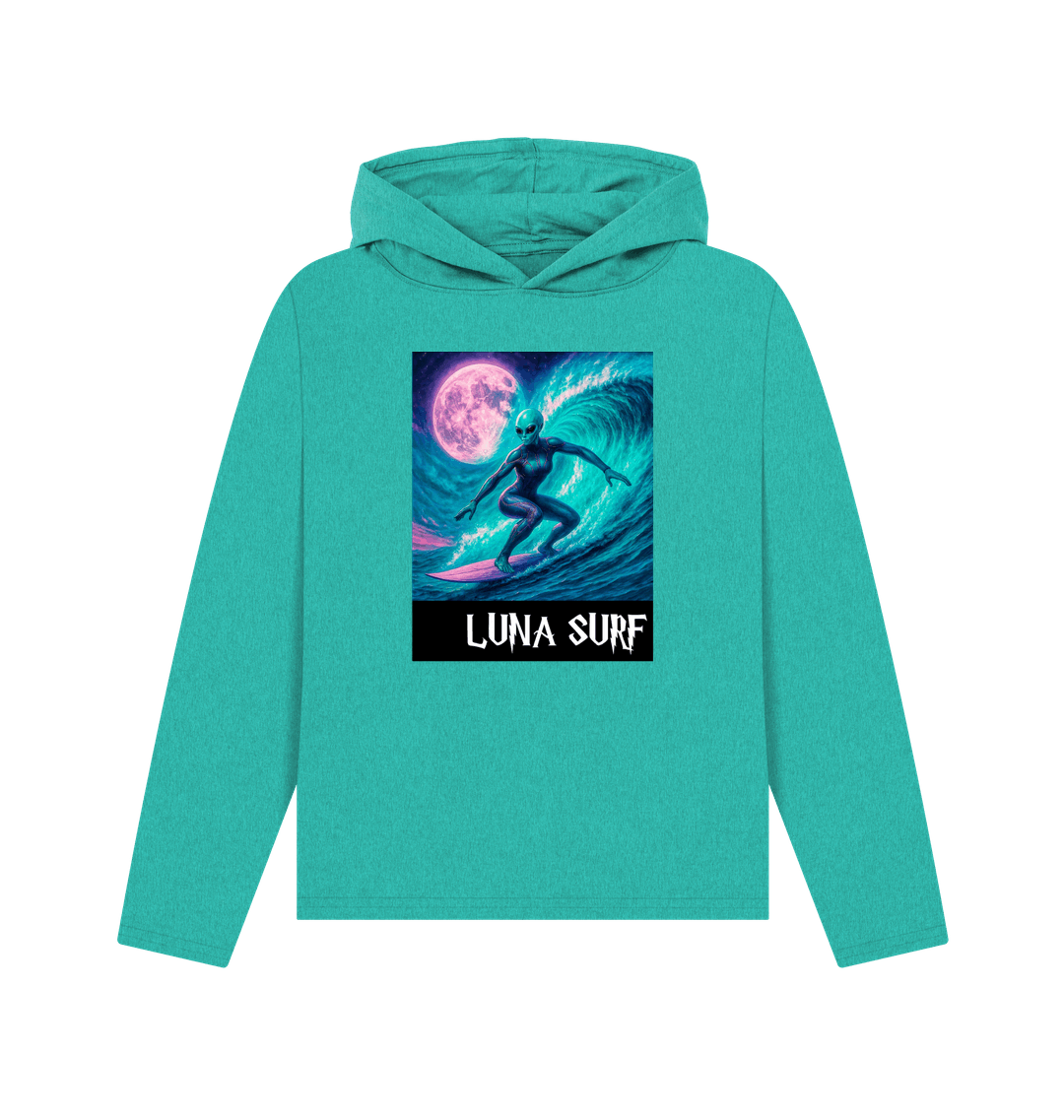 Seagrass Green Recycled Hoody Front