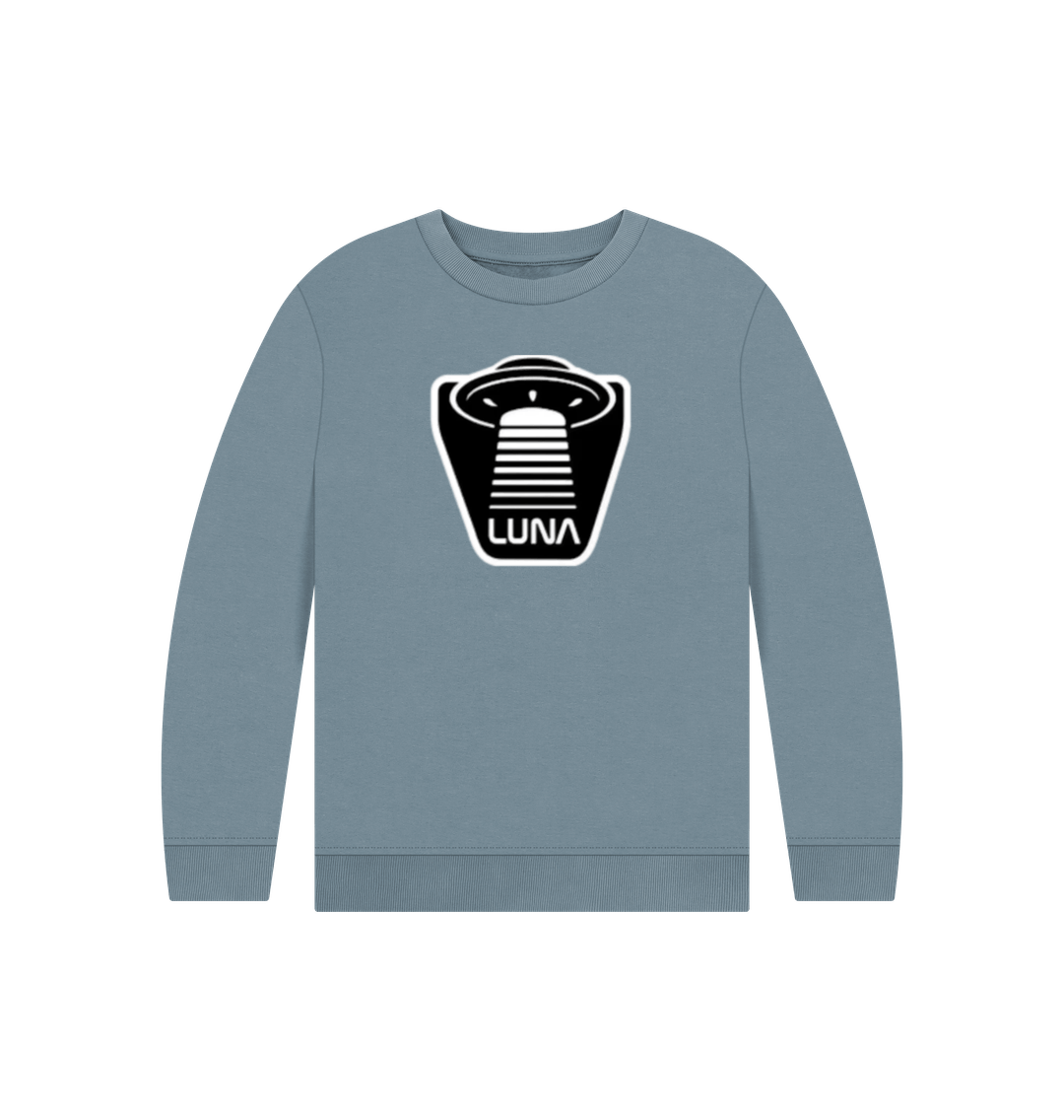 Stone Blue Kids 'UFO BEAMED' Sweater