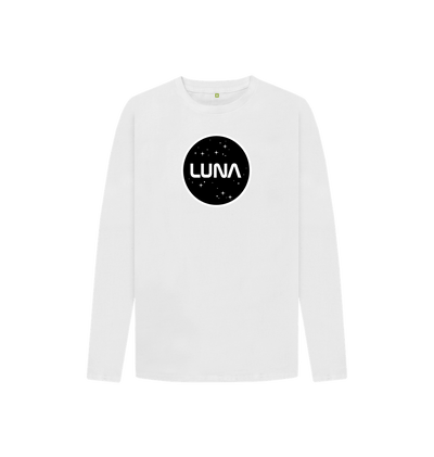 White Kids Luna Constellation Long Sleeve Tee